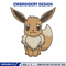 Eevee embroidery design, Pokemon embroidery, Anime design, Embroidery file, Digital download, Embroidery shirt.jpg