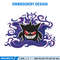 Gengar embroidery design, Pokemon embroidery, Embroidery shirt, Embroidery file, Anime design, Digital download.jpg