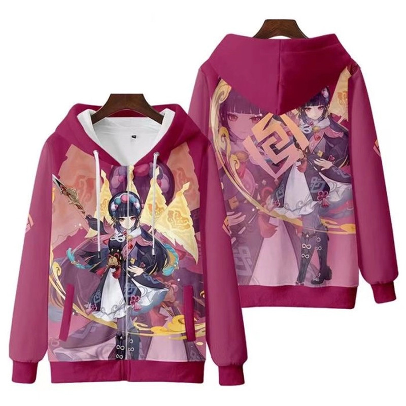 Yun Jin Genshin Impact All Over Print 3D Hoodie Zip Hoodie, Yun Jin Genshin Impact Hoodie 3D Zip Hoodie Fleece Hoodie