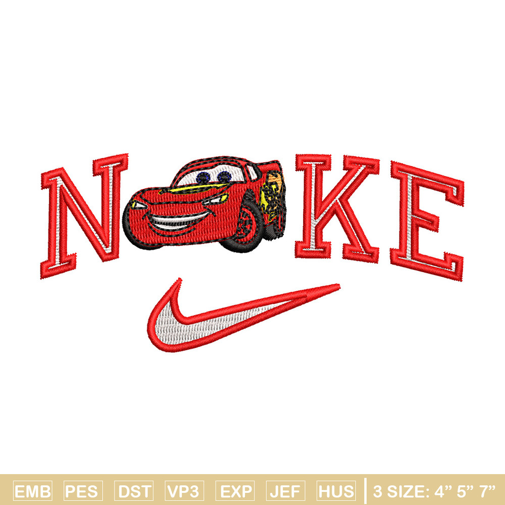Mcqueen nike embroidery design, Mcqueen embroidery, Embroidery file, Embroidery shirt, Nike design,Digital download.jpg