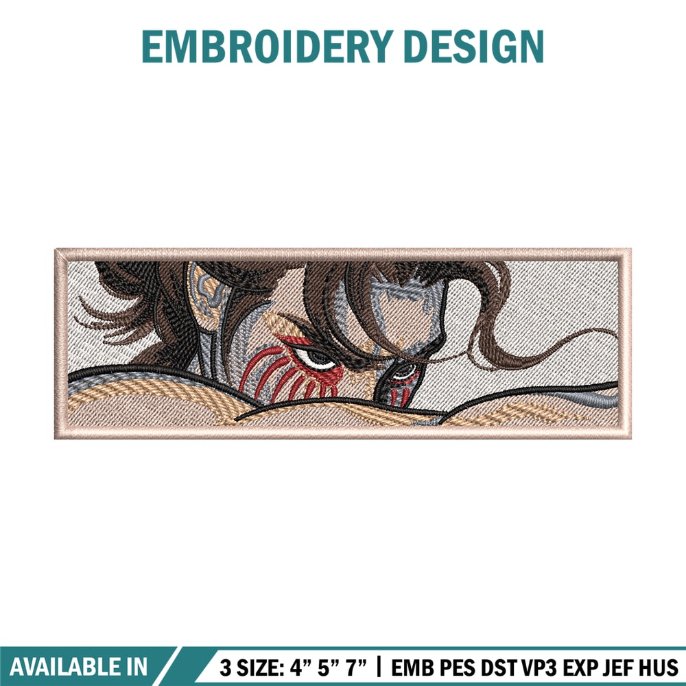 Eren Fallen Angel embroidery design, Aot embroidery, Anime design, Embroidery shirt, Embroidery file, Digital download.jpg