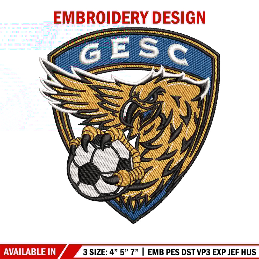 Gesc Logo embroidery design, Gesc logo embroidery, logo design, Embroidery file, logo shirt, Instant download..jpg