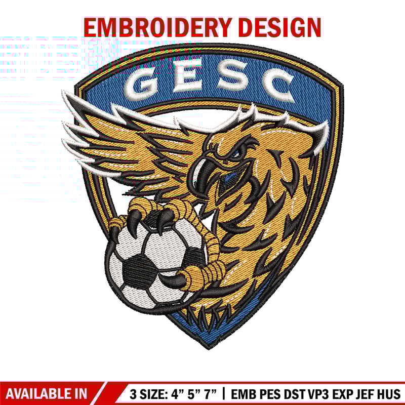Gesc Logo embroidery design, Gesc logo embroidery, logo design, Embroidery file, logo shirt, Instant download..jpg