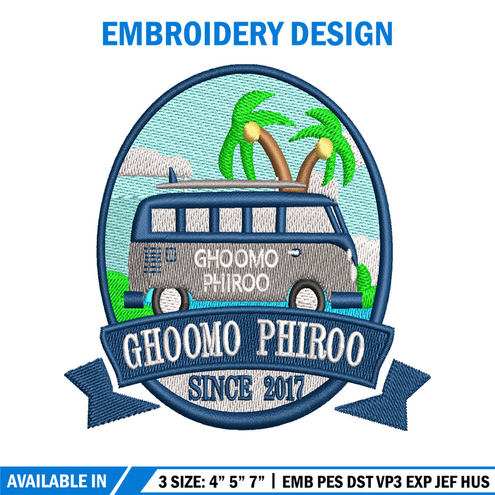 Ghoomo Phiroo embroidery design, Ghoomo Phiroo embroidery, logo design, embroidery file, logo shirt, Digital download..jpg