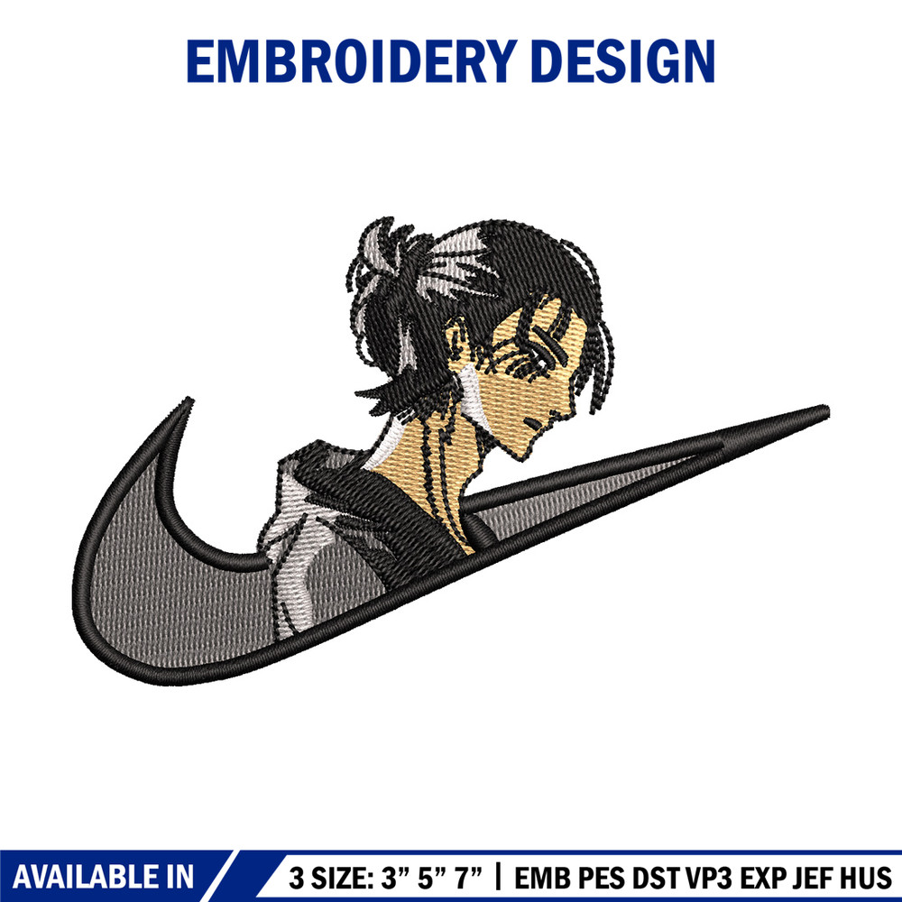 Eren x nike embroidery design, Aot embroidery, Embroidery file, Embroidery shirt, Nike design, Digital download.jpg