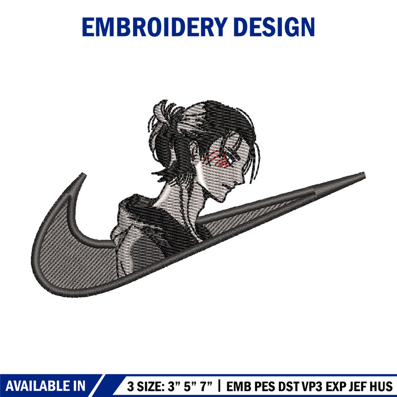Eren x nike embroidery design, Aot embroidery, Nike design, Embroidery shirt, Embroidery file, Digital download.jpg