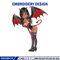Evil girl embroidery design, Evil girl embroidery, Embroidery file,Embroidery shirt, Emb design, Digital download.jpg