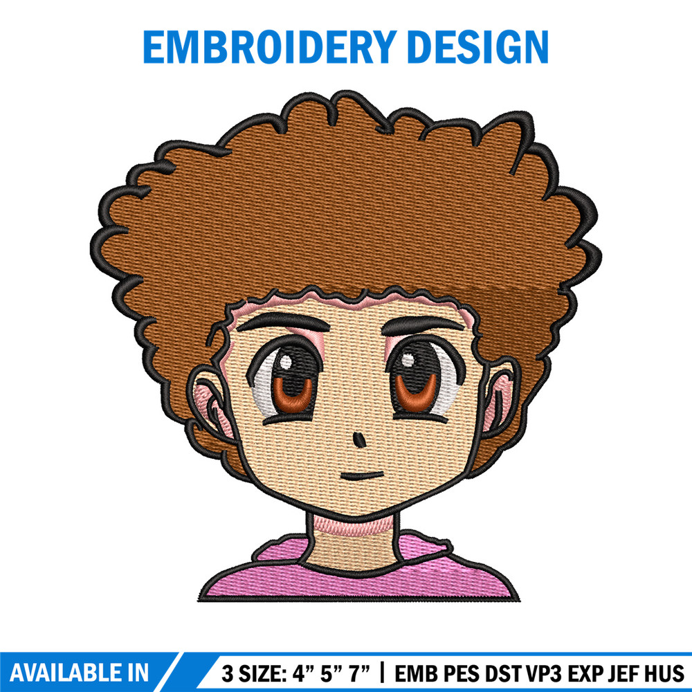 Girl cartoon embroidery design, Girl cartoon embroidery, logo design, embroidery file, cartoon shirt, Digital download..jpg