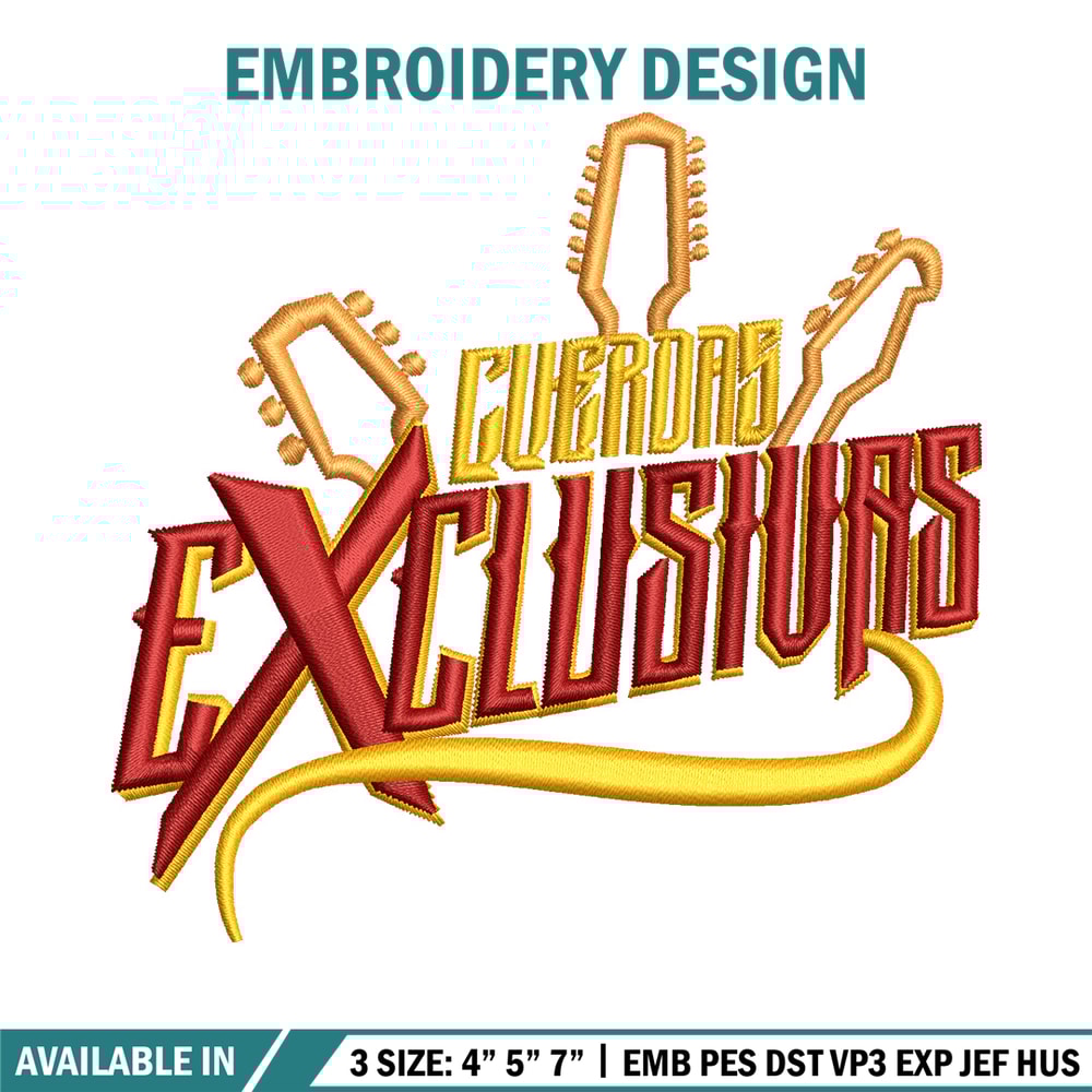 Exclushes embroidery design, Logo embroidery, Embroidery file, Embroidery shirt, Emb design, Digital download.jpg