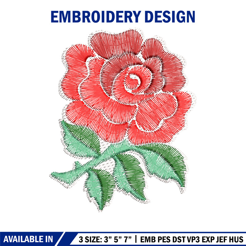 Flower Rose embroidery design, Flower Rose logo embroidery, logo design, Embroidery shirt, logo shirt, Instant download.jpg