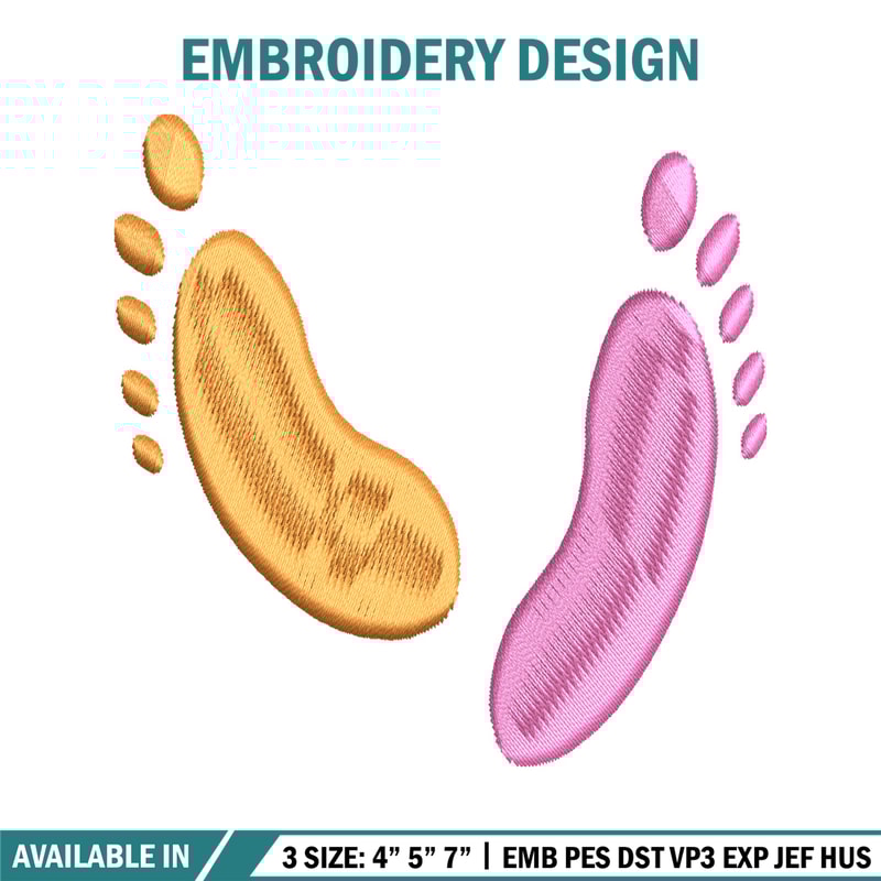 Foot embroidery design, Foot embroidery, logo design, embroidery file, logo shirt, Digital download..jpg