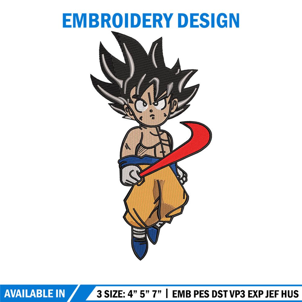 Goku kid nike embroidery design, Dragonball embroidery, Embroidery file, Embroidery shirt, Emb design, Digital download.jpg