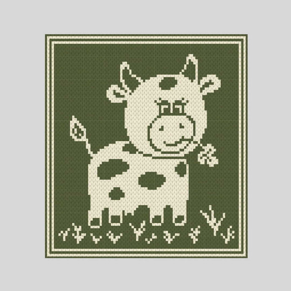 loop-yarn-finger-knitted-cow-blanket-5