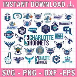 34 files charlotte hornets svg, charlotte svg, hornets svg logo for silhouette, cricut, nba svg, nba svg, basketball