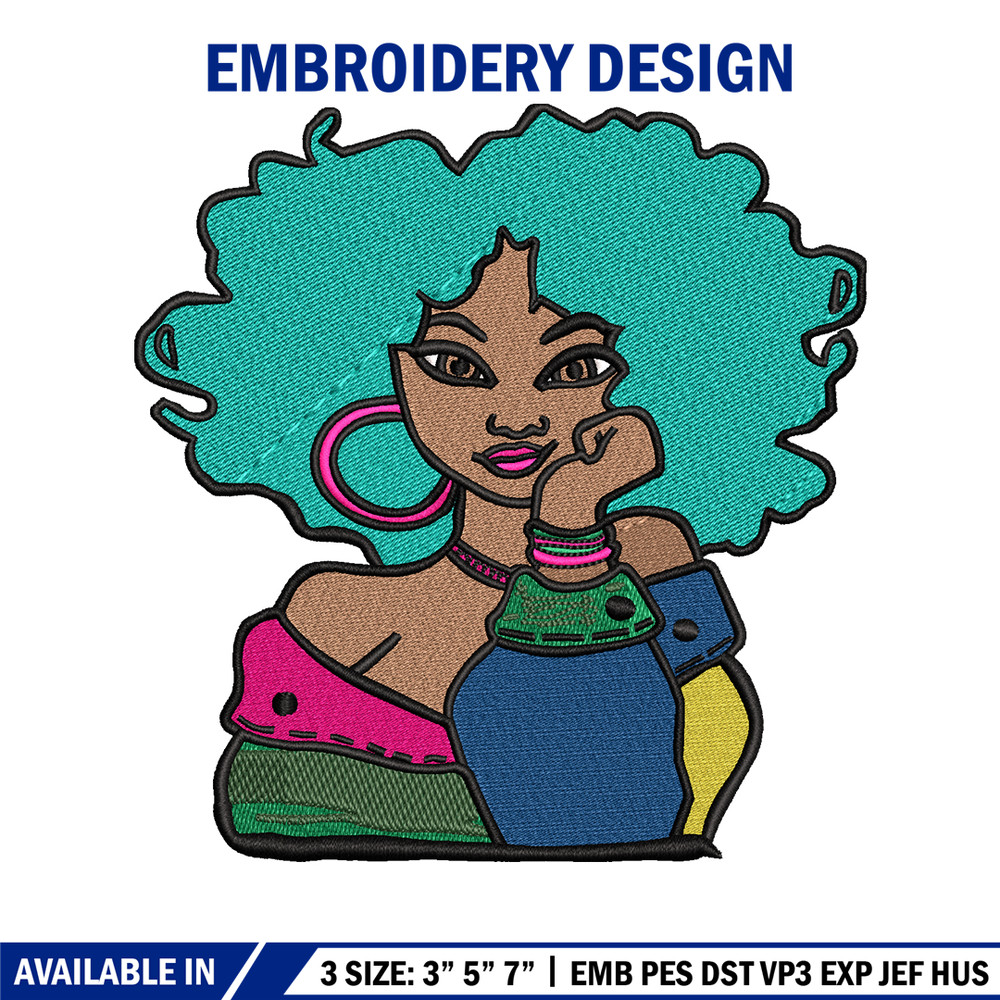 Girl embroidery design, Girl embroidery, logo design, Embroidery shirt, logo shirt, Instant download.jpg