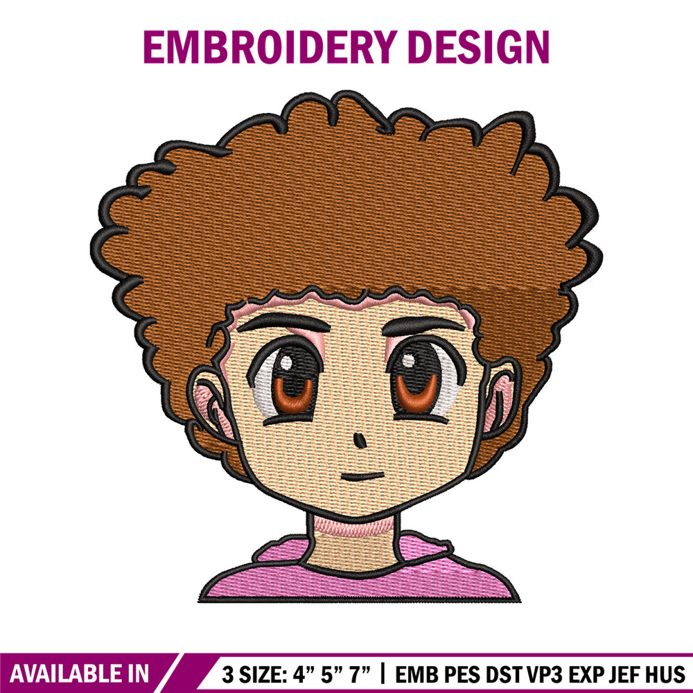 Girl cartoon embroidery design, Girl cartoon embroidery, logo design, embroidery file, cartoon shirt, Digital download..jpg