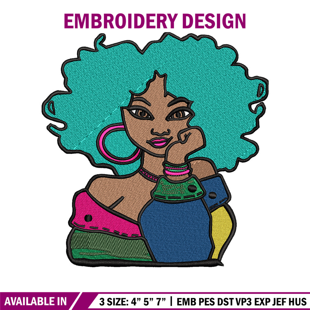 Girl embroidery design, Girl embroidery, logo design, Embroidery shirt, logo shirt, Instant download.jpg