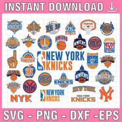 31 files nba logo new york knicks national basketball, basketball svg,nba svg, nba svg, basketball clipart, svg