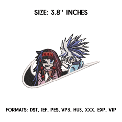 killua and alluka embroidery design file, hunter x hunter anime embroidery design, machine embroidery, gon embroidery