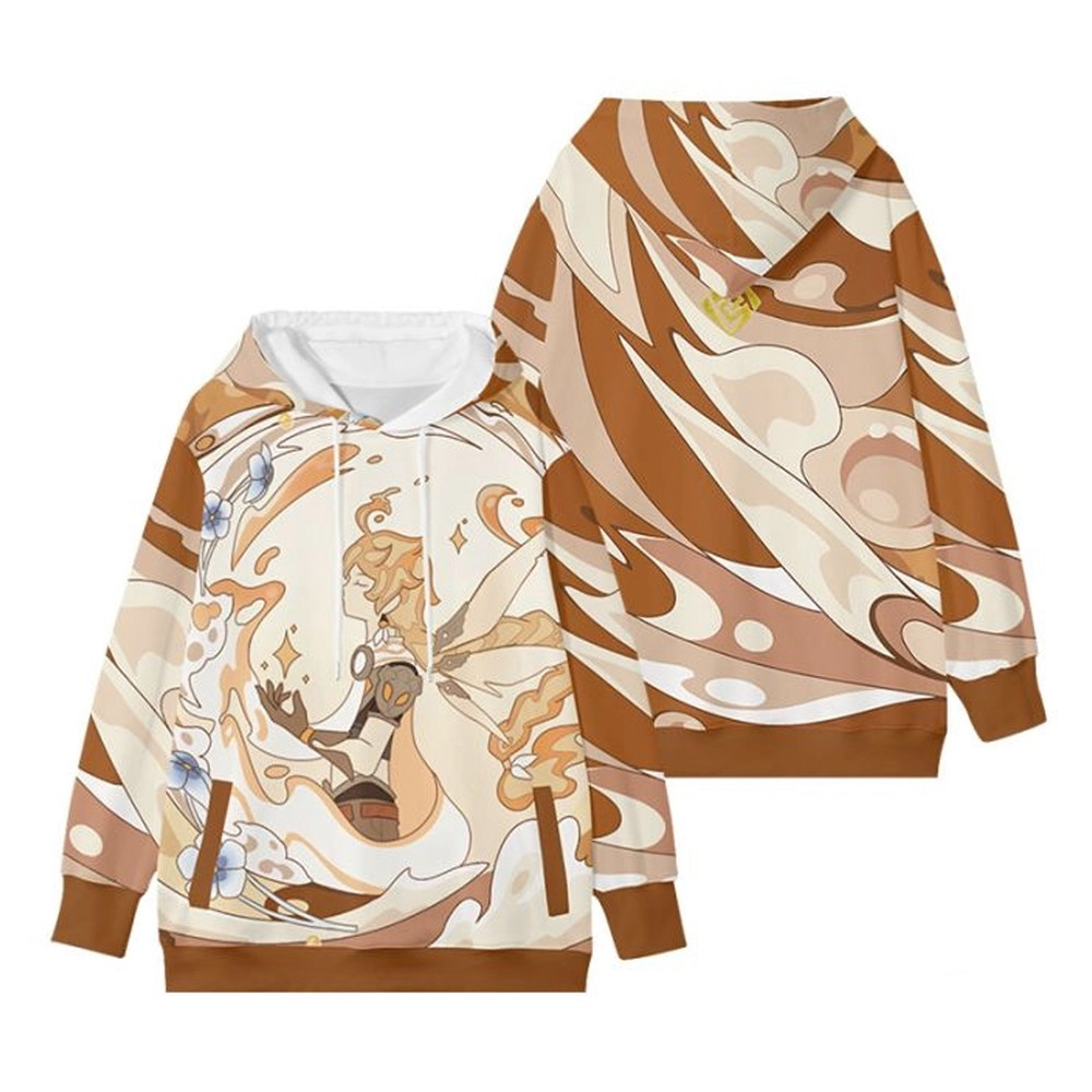 Kazuha Genshin Impact All Over Print 3D Hoodie Zip Hoodie, Kazuha Genshin Impact Hoodie 3D Zip Hoodie Fleece Hoodie