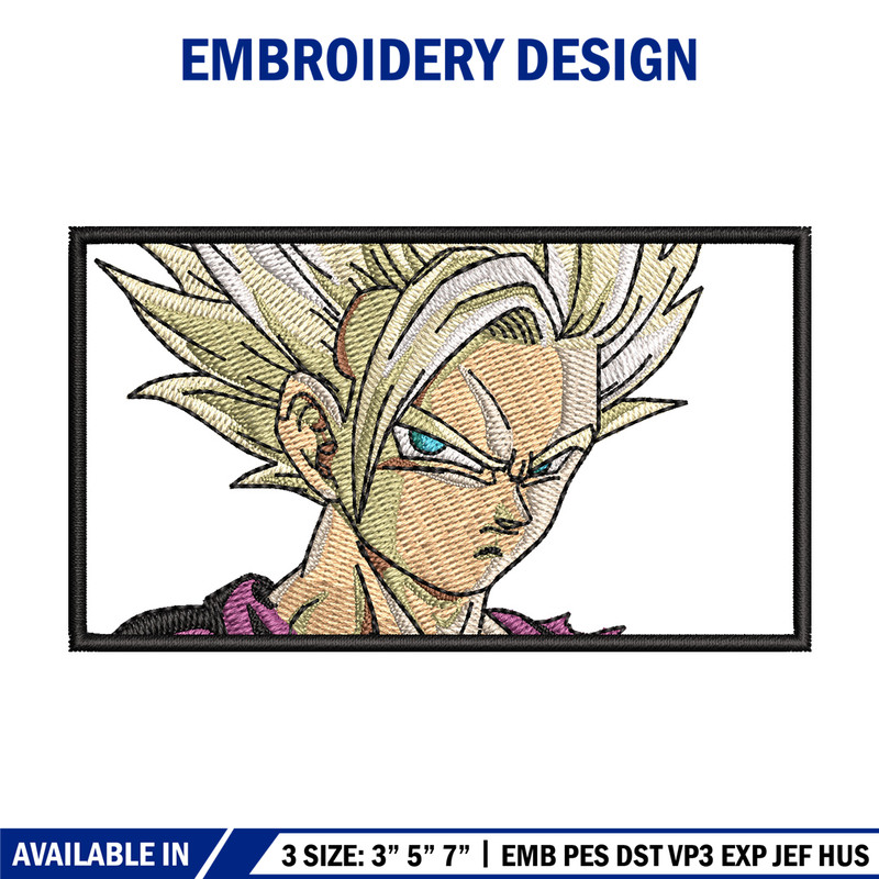 Gohan ssj box embroidery design, Dragonball embroidery, Anime design, Embroidery shirt, Embroidery file,Digital download.jpg
