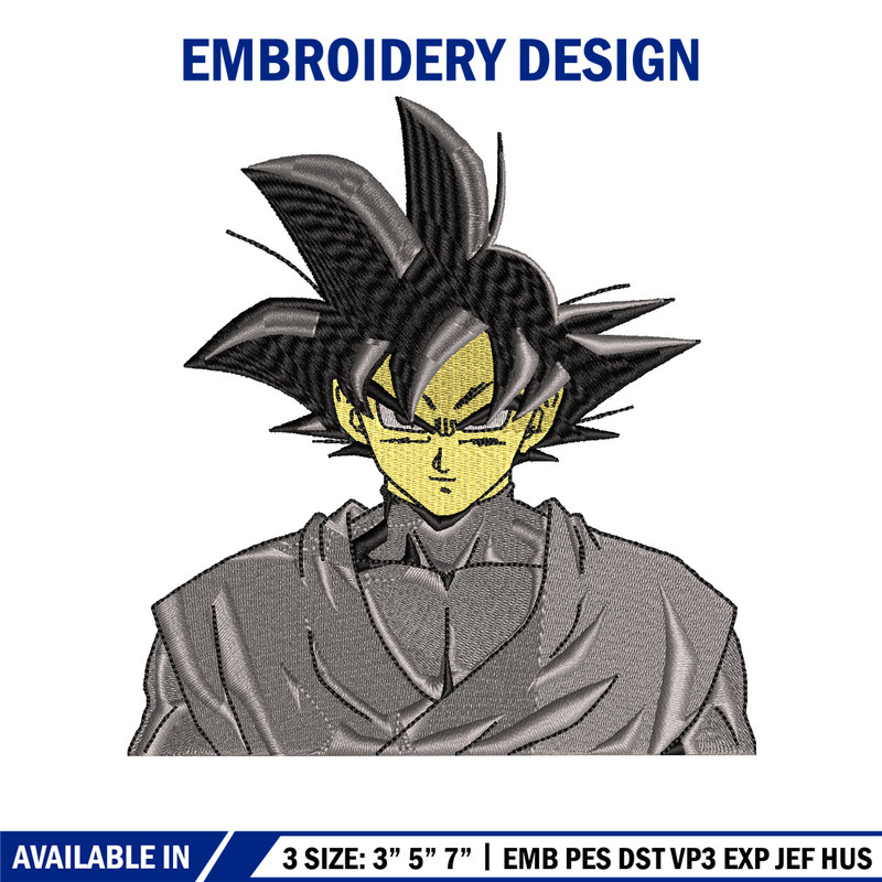 Goku black embroidery design, Dragonball embroidery, Anime design, Embroidery shirt, Embroidery file, Digital download.jpg