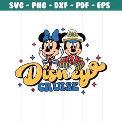 disney cruise mickey and minnie family trip svg cricut file