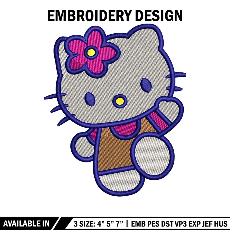 Hello kitty embroidery design, Kitty embroidery, Embroidery file,Embroidery shirt, Emb design, Digital download.jpg