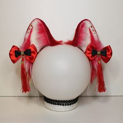 faux fur ears for cosplay