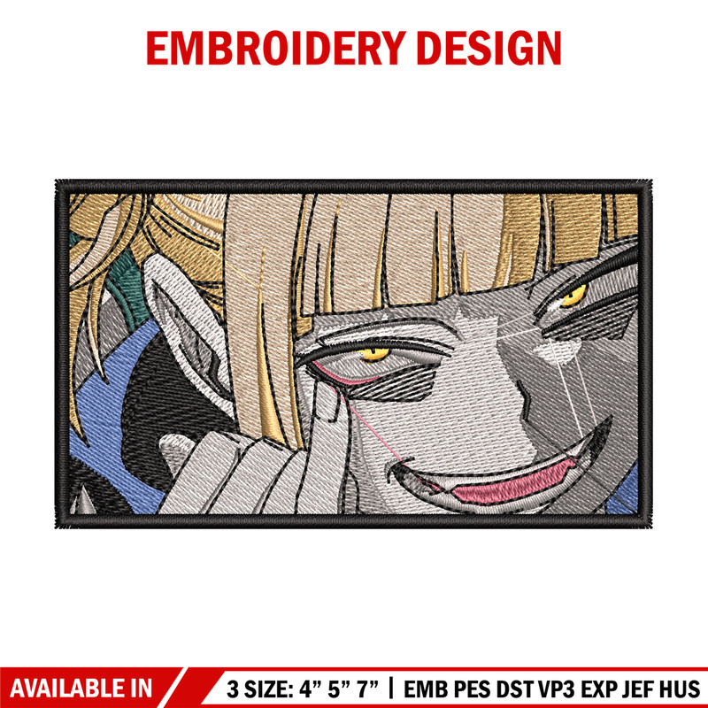 Himiko toga box embroidery design, Mha embroidery, Anime design, Embroidery shirt, Embroidery file, Digital download.jpg