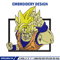 Goku ssj box embroidery design, Dragonball embroidery, Anime design, Embroidery shirt, Embroidery file,Digital download.jpg