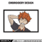 Hinata box embroidery design, Haikyuu embroidery, Embroidery shirt, Embroidery file, Anime design, Digital download.jpg