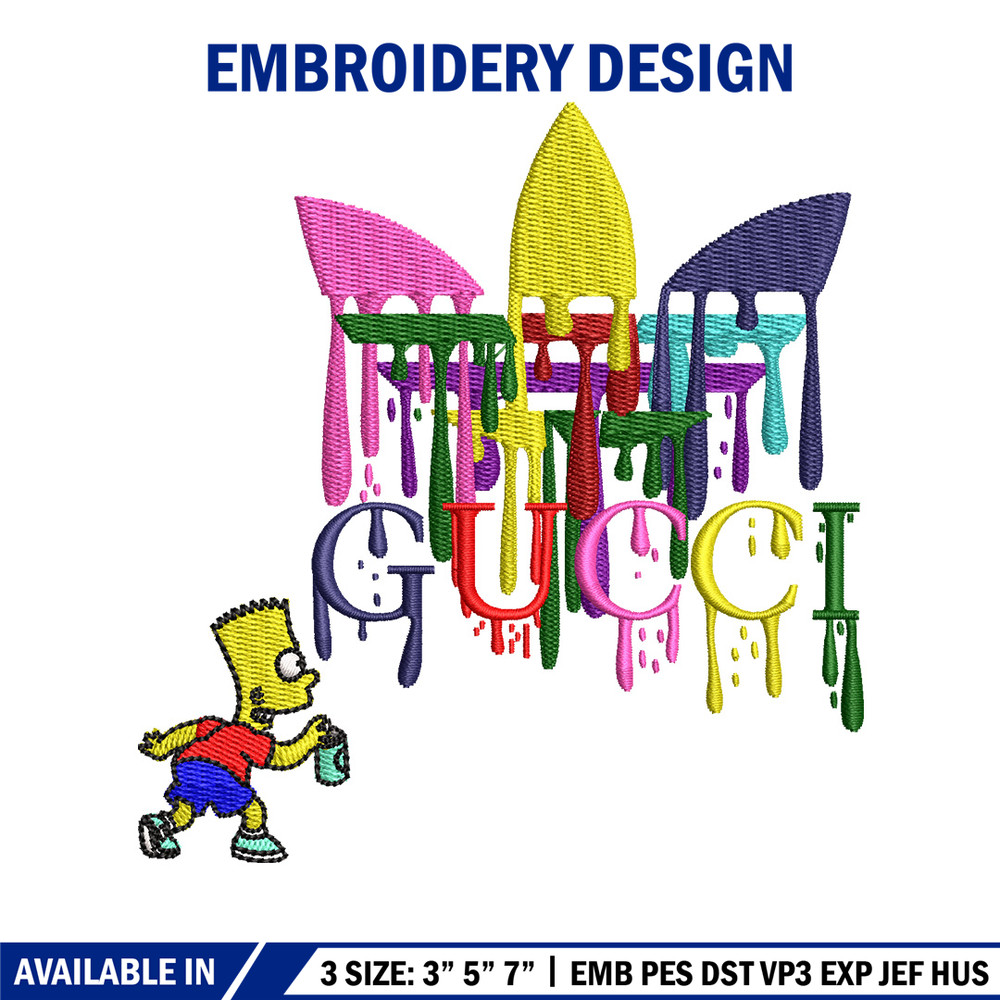 Gucci color embroidery design, Gucci embroidery, Embroidery file, Embroidery shirt, Emb design, Digital download.jpg