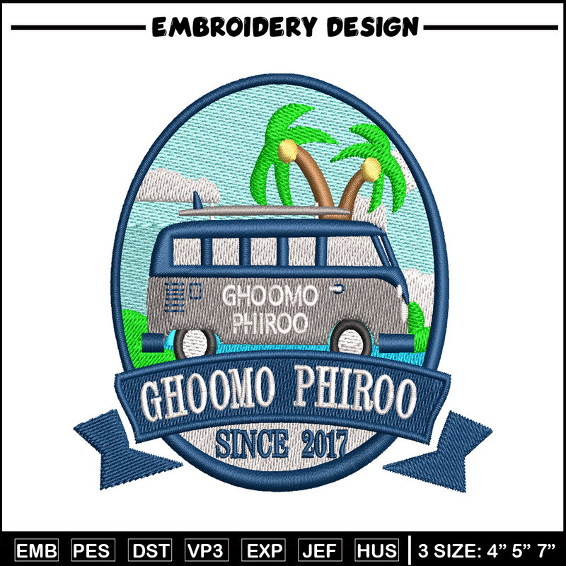 Ghoomo Phiroo embroidery design, Ghoomo Phiroo embroidery, logo design, embroidery file, logo shirt, Digital download..jpg