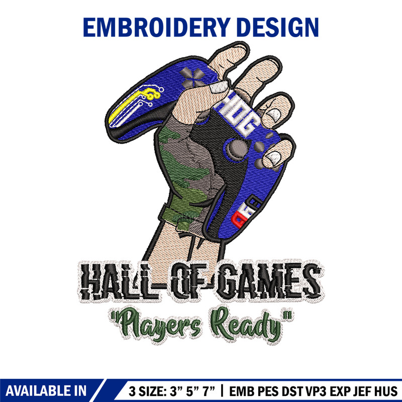 Hall of Games 868 logo embroidery design, Hall of Games 868 logo embroidery, logo design, logo shirt, Instant download.jpg
