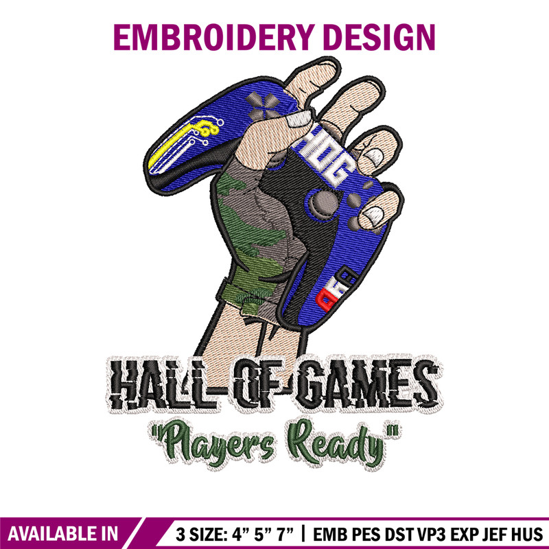 Hall of Games 868 logo embroidery design, Hall of Games 868 logo embroidery, logo design, logo shirt, Instant download.jpg