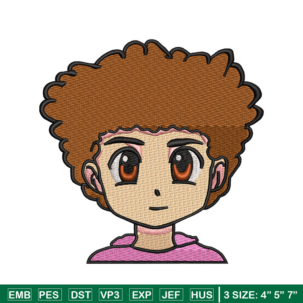 Girl cartoon embroidery design, Girl cartoon embroidery, logo design, embroidery file, cartoon shirt, Digital download..jpg