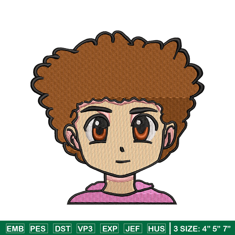 Girl cartoon embroidery design, Girl cartoon embroidery, logo design, embroidery file, cartoon shirt, Digital download..jpg