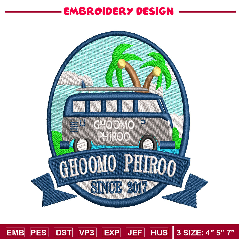 Ghoomo Phiroo embroidery design, Ghoomo Phiroo embroidery, logo design, embroidery file, logo shirt, Digital download..jpg