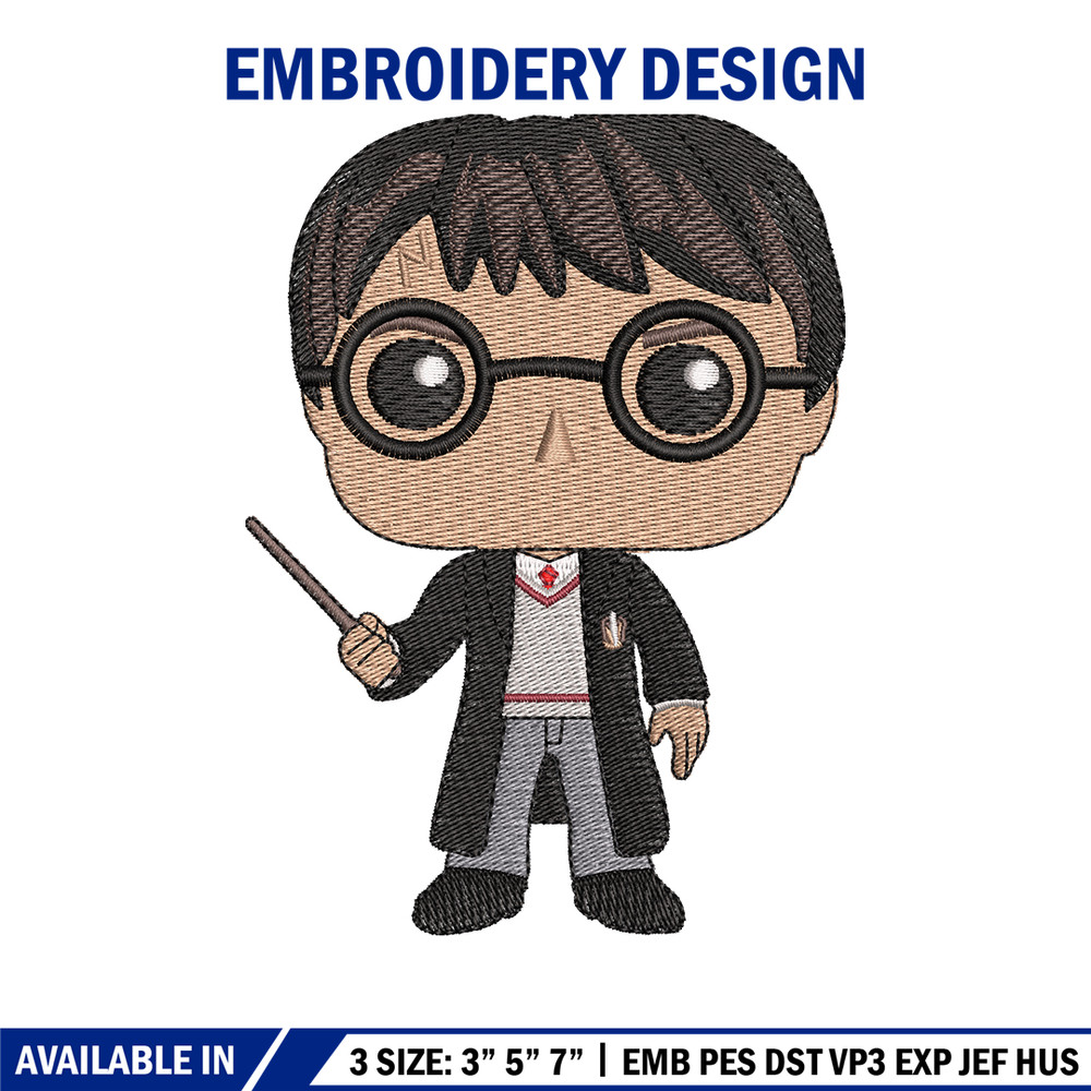 Harry Potter embroidery design, Harry Potter embroidery, movie design, movie shirt, Embroidery file, Digital download..jpg