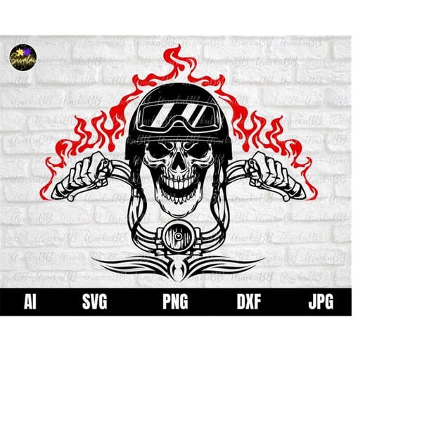 Rider Svg, Biker Skull Svg, Motorcycle svg, Motorbike svg, M | Inspire ...