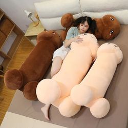 kawaii penis plush toys sexy cute long pillow sex stuffed animals boyfriend soft funny adult toys simulation girlfriend