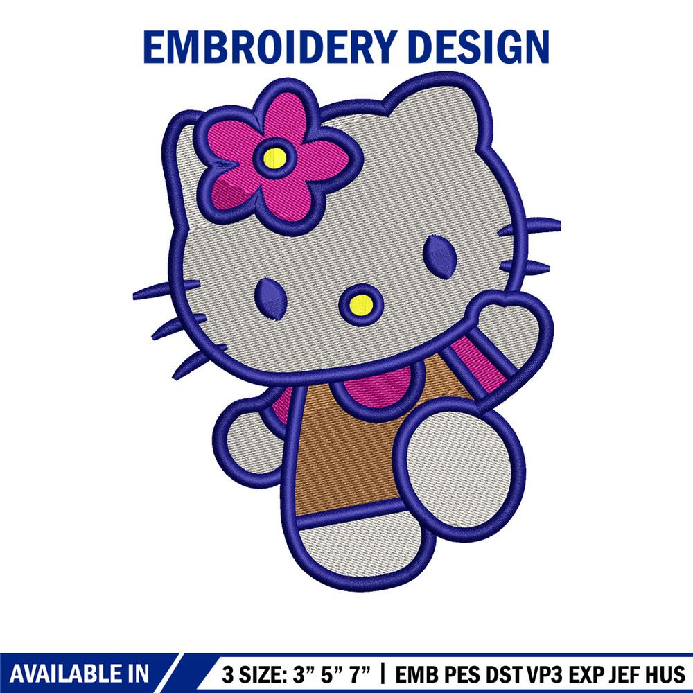 Hello kitty embroidery design, Kitty embroidery, Embroidery file,Embroidery shirt, Emb design, Digital download.jpg
