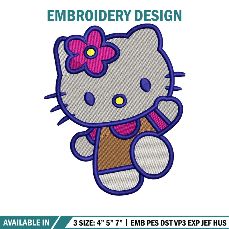 Hello kitty embroidery design, Kitty embroidery, Embroidery file,Embroidery shirt, Emb design, Digital download.jpg