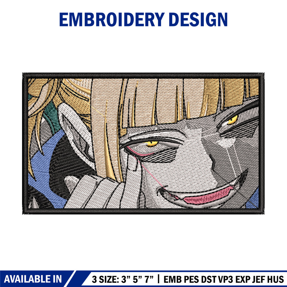 Himiko toga box embroidery design, Mha embroidery, Anime design, Embroidery shirt, Embroidery file, Digital download.jpg