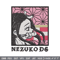 Nezuko ds embroidery design, Nezuko embroidery, Embroidery shirt, Embroidery file, Anime design, Digital download.jpg