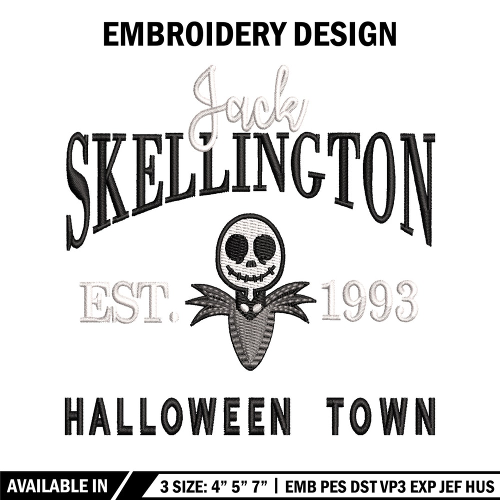 Jack Skellington embroidery design, Jack Skellington embroidery, halloween design, embroidery file, Digital download..jpg