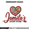 Jamila Logo embroidery design, Jamila Logo embroidery, logo design, Embroidery file, logo shirt, Instant download.jpg