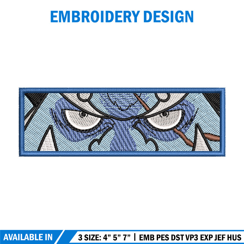 Jinbei eyes embroidery design, One piece embroidery, Anime design, Embroidery shirt, Embroidery file,Digital download.jpg
