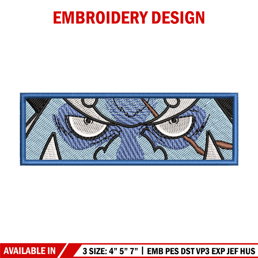 Jinbei eyes embroidery design, One piece embroidery, Anime design, Embroidery shirt, Embroidery file,Digital download.jpg